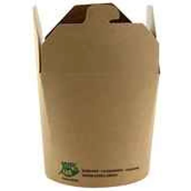 PAPSTAR Snackbox pure, eckig, 760 ml, braun