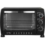 Woltu Mini Backofen mit Backblech, 1400 Watt, 20 Liter schwarz