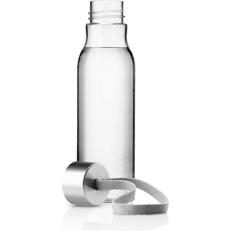 EVA SOLO – Trinkflasche | skandinavisches Design | 0,5 Liter| BPA-freier Kunststoff | spülmaschinenfest | 100% dicht | mit Trageschlaufe – Marble Grey