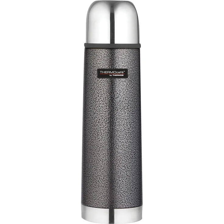 Thermos Thermocafe Thermosflasche - Thermoskanne aus Edelstahl, 0,5 Liter, Hammerschlag-Design