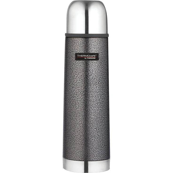 Thermos Thermocafe Thermosflasche - Thermoskanne aus Edelstahl, 0,5 Liter, Hammerschlag-Design