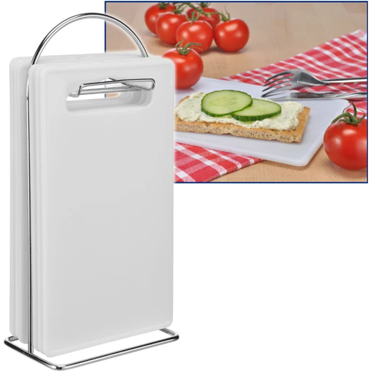 7-teiliges Frühstücksbretter Set Kunststoff – Bild 2