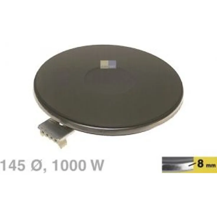 Europart Kochplatte 145mm Durchmesser 1000W 230V, AT! Bauknecht, Whirlpool, Ikea, Indesit Hotpoint