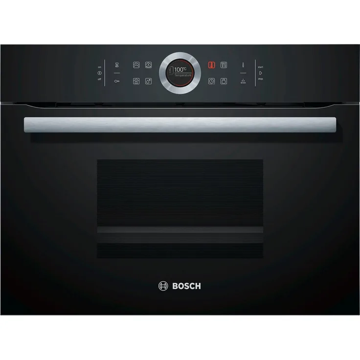 Bosch CDG634AB0 Serie 8 Dampfgarer - 38 L - Schwarz - AutoPilot 20 - TFT-Display