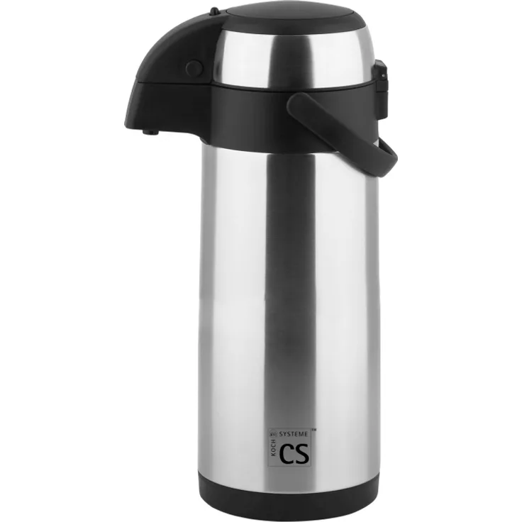 Isolierkanne Getränkespender Thermoskanne 5.0 L Doppelwandiger Edelstahl CS Koch
