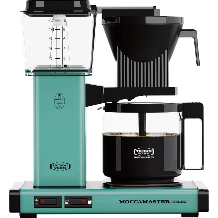 Moccamaster Filter Kaffeemaschine KBG Select, 1.25 Liter, 1520 W, Turquoise – Bild 1