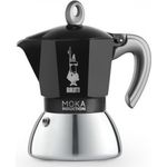 Bialetti New Moka Induction 4 Tassen Schwarz