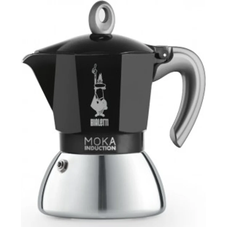 Bialetti New Moka Induction 4 Tassen Schwarz – Bild 1