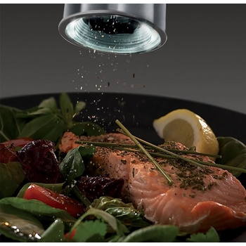 Blzk Elektrische Salz & Pfeffermühle Set - Edelstahl Gewürzmühlen Mit LED Licht