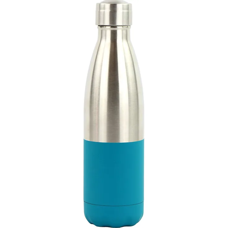 YOKO DESIGN 1708 Thermosflasche, 500 ml, Edelstahl, 26,5 cm, Entenblau