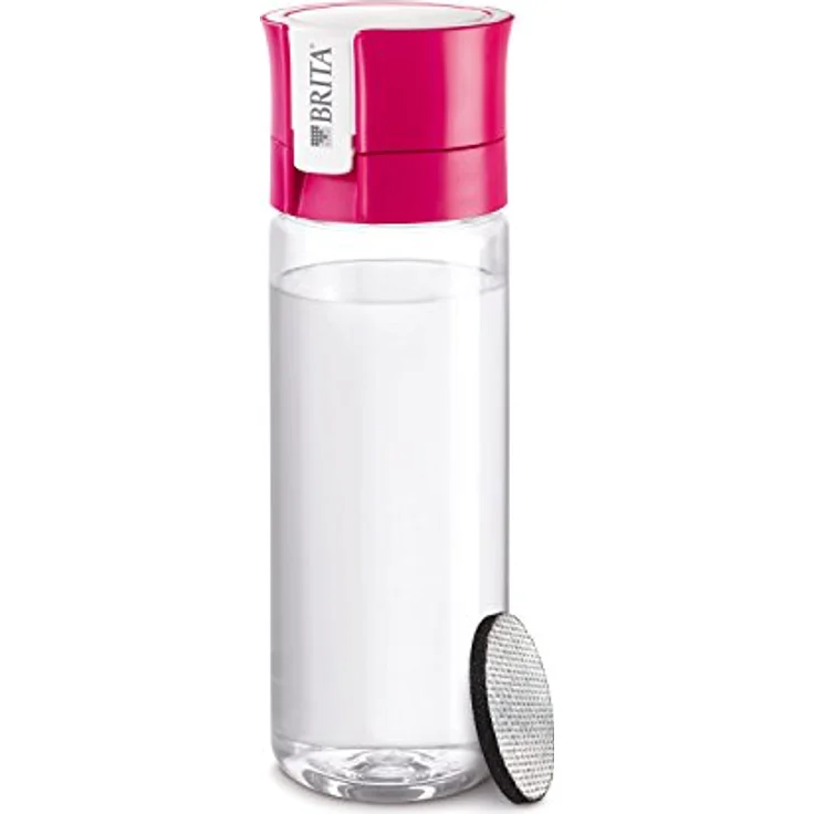 BRITA Wasserfilter-Flasche fill&go Vital pink, Praktische Trinkflasche mit Wasserfilter für unterwegs aus BPA-freiem Kunststoff – Bild 1
