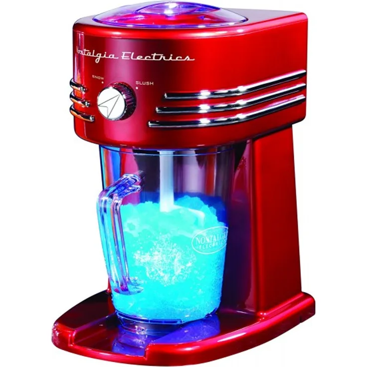 Nostalgia Slush Maker Eismaschine, Rot