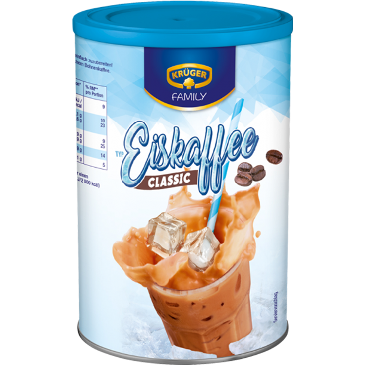 Krüger Eiskaffee Classico kühle Milch trffte feine Kaffeenote, 275g
