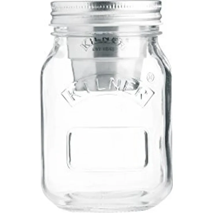 KILNER Snack To-Go-Glas - der ideale 2Go Lunchbecher für unterwegs, clever | stylisch | schadstoffrei | 0,5 Liter