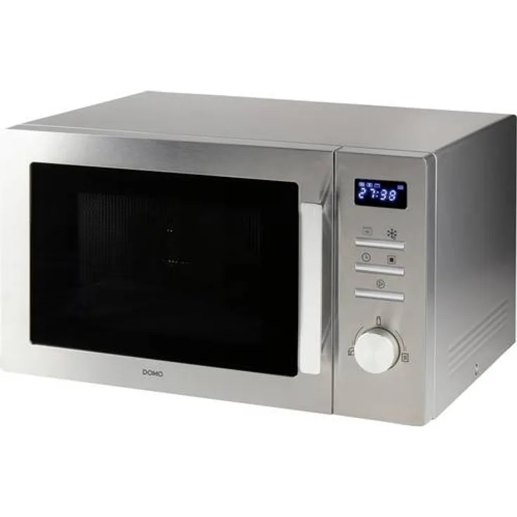 Domo DO2334CG Mikrowelle mit Grill, Silber, Standgerät, 800 Watt,Timerfunktion