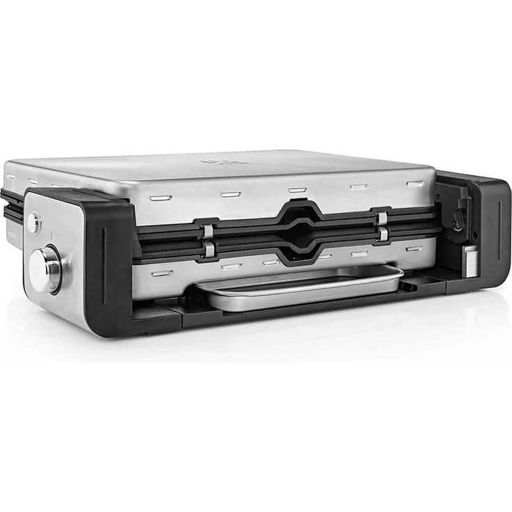 WMF Lono Kontaktgrill 2-in-1, Tischgrill, antihaftbeschichtete Grillplatten, 2100 W, 30 x 20 cm Grillfläche, edelstahl – Bild 6