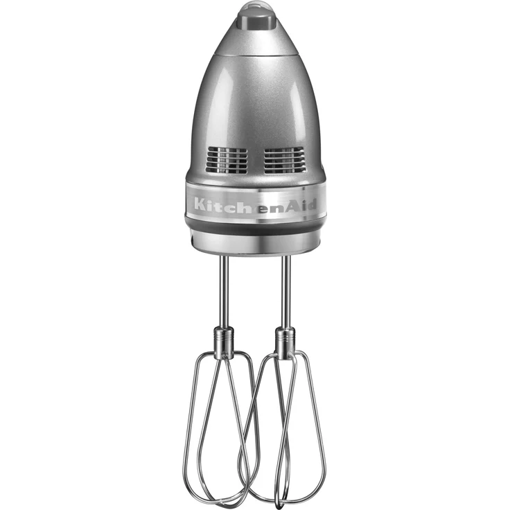KitchenAid 5KHM9212 ECU Handmixer, 85 Watt, 9 Geschwindigkeitsstufen, LED-Anzeige, silber  – Bild 2