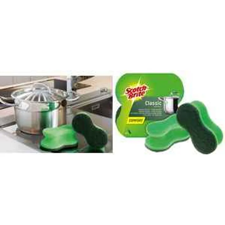 Scotch-Brite Topfreiniger Classic Comfort, Farbe: grün