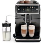 Saeco SM7580-00 Kaffee-automat, Klavierlackfront Kunststoffgehäuse, 1.7 liters, Schwarz, mit Milchsystem