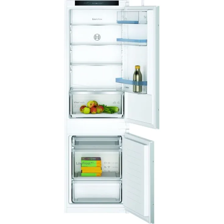 Bosch KIV86VSE0 Kühl-Gefrierkombination, Einbau, weiß, LowFrost, Schnellkühlen und -gefrieren, Breite 54.1 cm