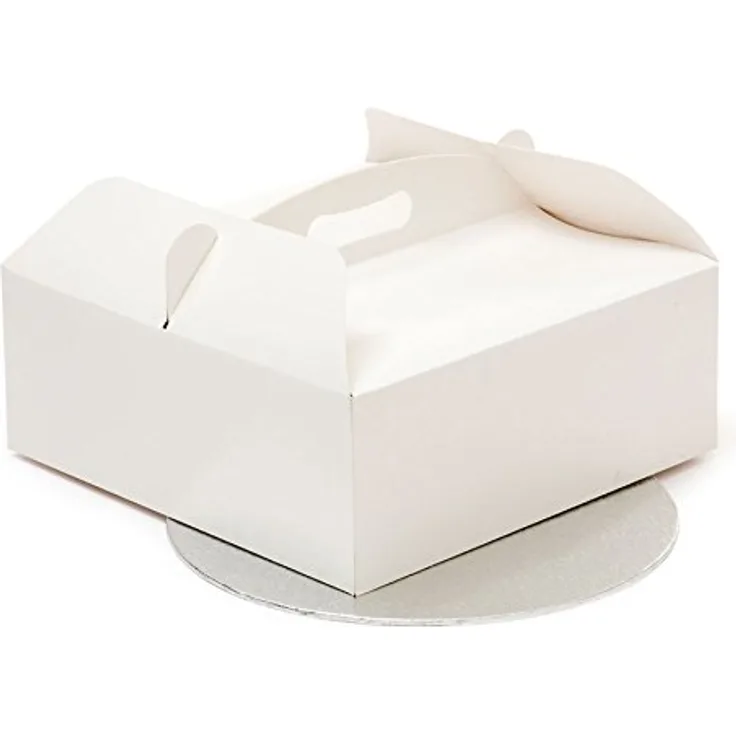 Decora 0340106 KUCHENBOX MIT TRAGEGRIFF 26X26X10H cm TORTEPLATTEN Ø cm 25XH3 MM