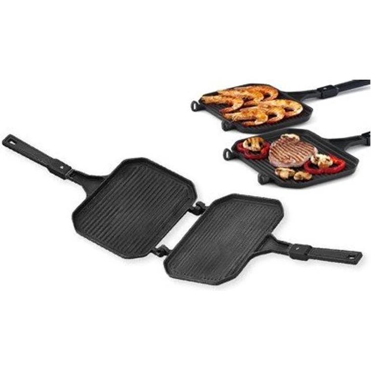 Ilsa 650 Grill-Sandwich-Toaster, Antihaft-Beschichtung, Schwarz – Bild 1