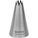 Städter Spritztülle, Edelstahl, Silber, 9 mm