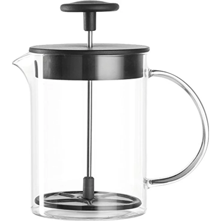Leonardo Milchaufschäumer Caffè per me, 3-teiliges Set, hitzebeständiges Glas, 025508 – Bild 1