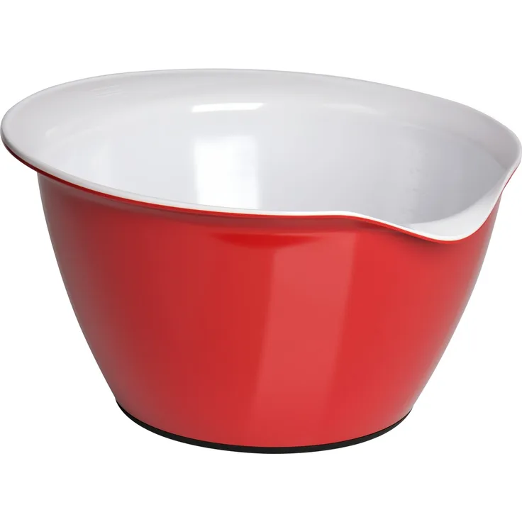 Kaiser Inspiration Teigschüssel 4,0l, Anti-Rutschfuß, Innenskalierunf, Ausgießer, kratzfest, bruchsicher, spülmaschinengeeignet