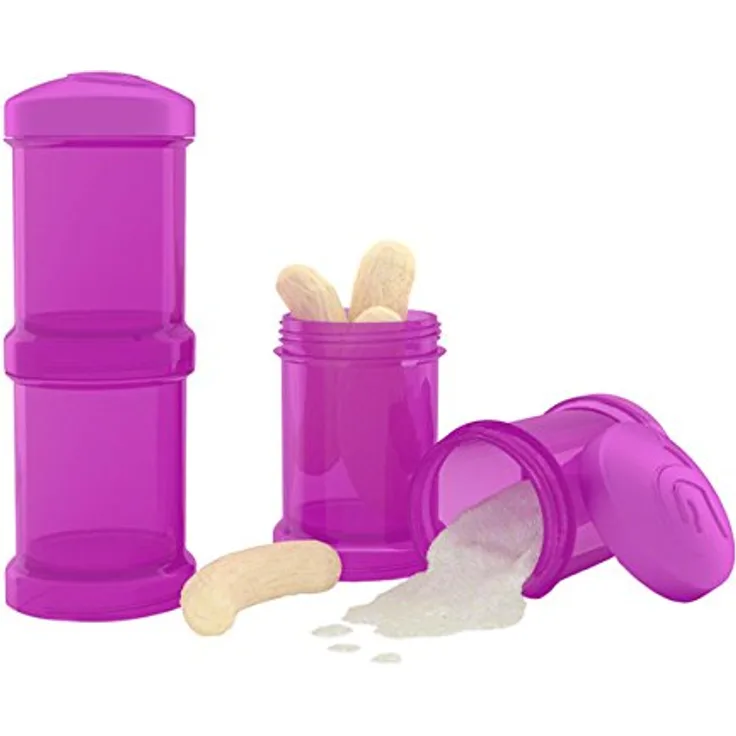 Twistshake 7350083120274 Messbecher 2x100 ml, violett