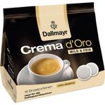 Dallmayr Crema d'Oro Mild & Fein, für alle Pad Maschinen, Röstkaffee, 16 Pads, á 7 g