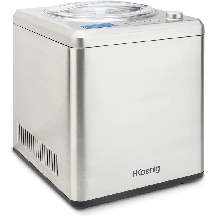 H.Koenig professionelle Eismaschine HF340 - Elektrisch - 2 L - 180 W - Kühlfunktion - Schnelle Zubereitung - Eis, Frozen Joghurt und Sorbet – Bild 2