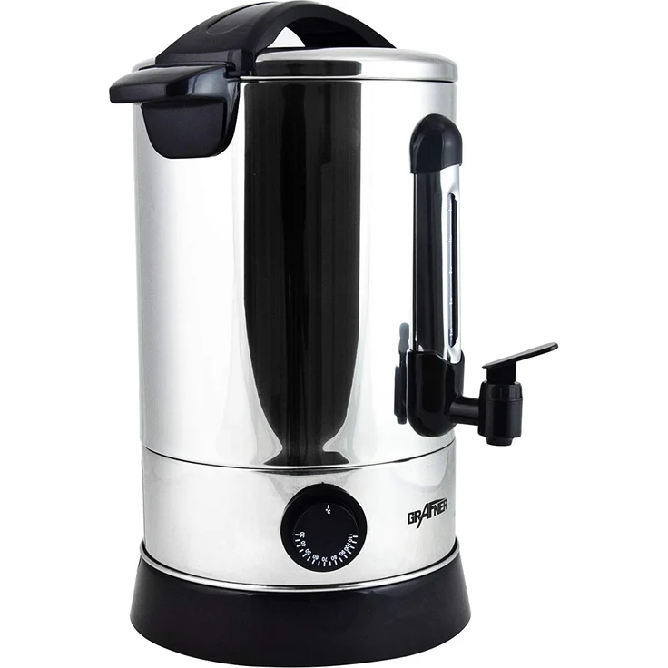 Grafner HG10741 XL Heißgetränkeautomat, Glühweinkocher, aus Edelstahl, 1500 Watt, 8,8 Liter, mit Zapfhahn, Sicherheitsdeckel mit Verriegelung, Überhitzungsschutz - Preisvergleich – Bild 2
