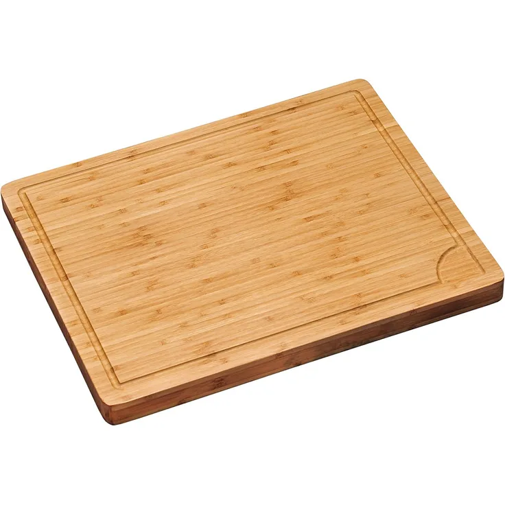Kesper Tranchierbrett Profi aus Bambus, braun, 45 x 36 x 3.3 cm