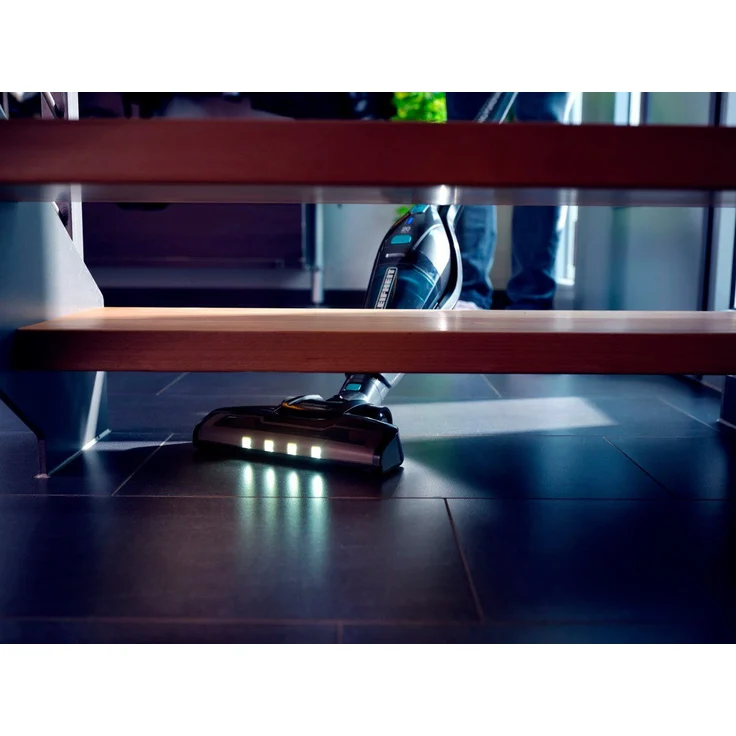 Leifheit Rotaro PowerVac Handstaubsauger, 40 min Akkubetrieb, Zyklon-Technologie, HEPA-Filter, LED-Frontlicht – Bild 5