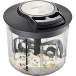 Gefu 13600 Zerkleinerer SPEEDWING - Manueller Mixer für Gemüse oder Obst - Profi Schneider aus Edelstahl mit Behälter