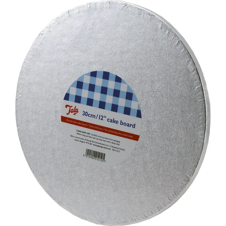 Round Cake Drum - Silver - 12''