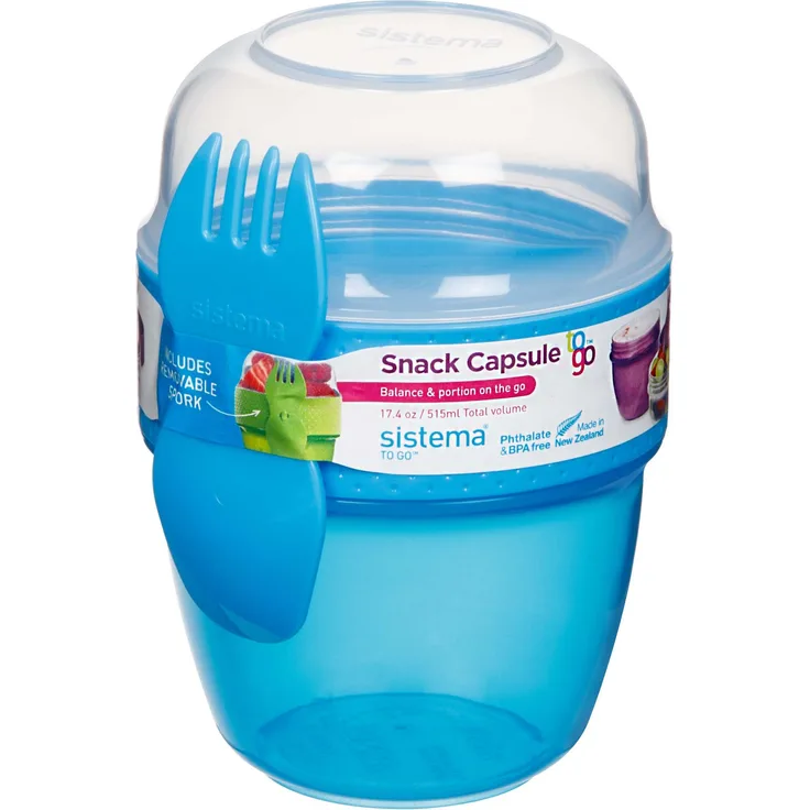 Sistema Snack Capsule to Go, farblich Sortiert, 515 ml