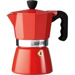 CREATIVE TOPS La Cafetière Classic 3-Tassen-Espressokocher für den Herd, schwarz ? 200 ml (7 FL oz), Edelstahl, One Size