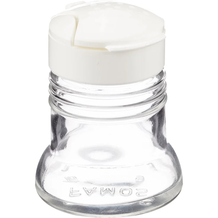 Westmark Salz- und Pfefferstreuer-Set mit Klappdeckel, 2-tlg., Fassungsvermögen je 40 ml, Glas-Kunststoff, Paris-Snap, Transparent-Weiß, 63052270