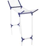 Leifheit Standtrockner Pegasus 120 Solid Compact, standfester Flügelwäscheständer für die Wanne, Wäscheständer für lange Wäsche, besonders schmaler Flügelwäschetrockner