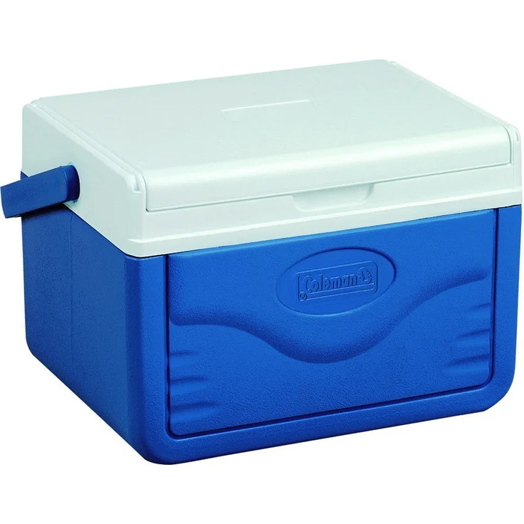 Coleman Performance 6 Personal Kühlbox, passive kleine Thermobox für Essen und Getränke, Eisbox mit Griff, blau-weiß, One Size – Bild 1