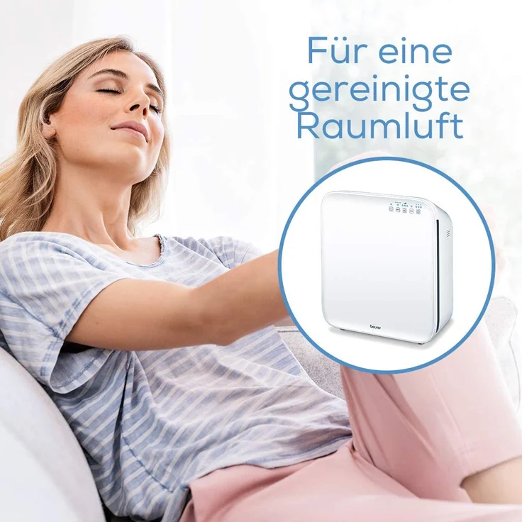 Beurer LR 310 Luftreiniger, mit HEPA-Filter, Automatikfunktion, 3 Stufen, Filterwechselanzeige (66019)  – Bild 5