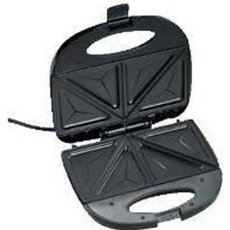 SEVERIN Sandwich-Toaster, Sandwichplatte, 600 W, SA 2969, Edelstahl-Schwarz – Bild 2