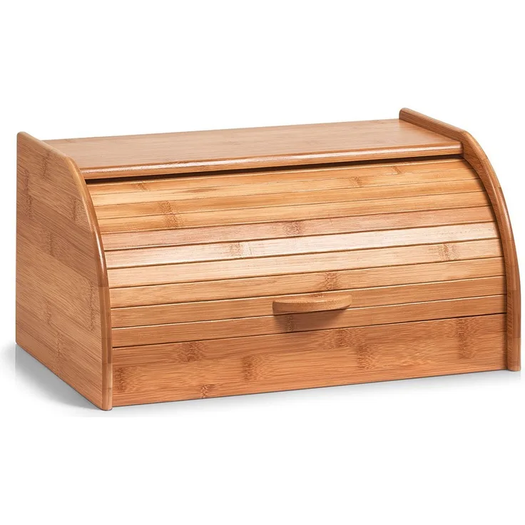 Zeller Rollbrotkasten, Bamboo, Bambus, Natur, 40x26x20 cm