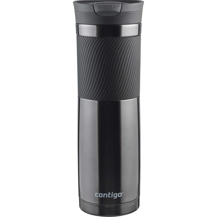 Contigo Thermobecher Byron Snapseal, Edelstahl Isolierbecher, Kaffebecher to go, auslaufsicher, spülmaschinenfester Deckel BPA-frei, 720 ml