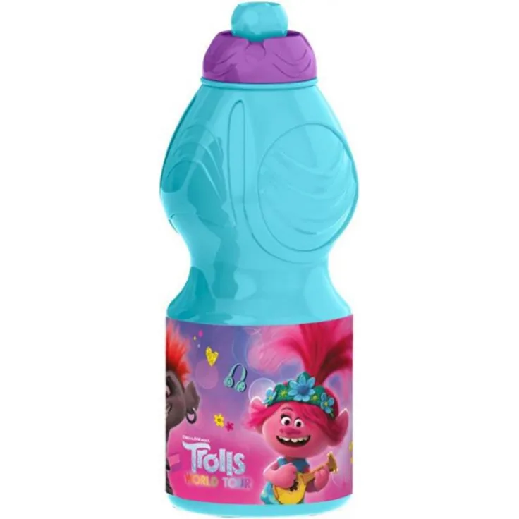 Disney Trinkflasche Trolls 2 junior 400 ml blau-violett