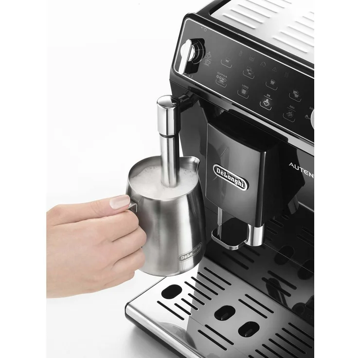 De'Longhi ETAM 29.510.B Autentica Kaffeevollautomat mit integriertem Mahlwerk, Wasserfilter, Tassenwärmer, 1450 Watt, schwarz, mit Milchsystem – Bild 4