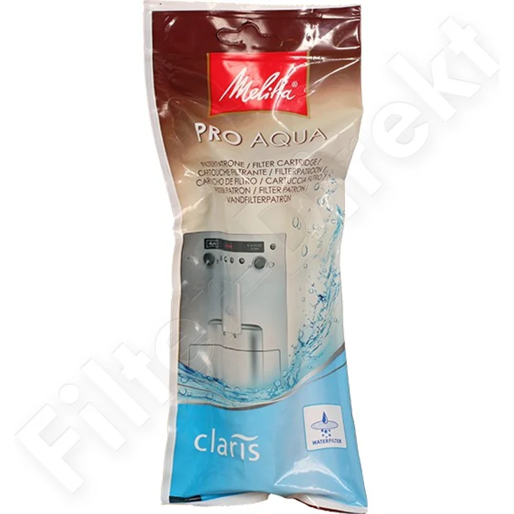 3 x Melitta Claris Wasser Filter Pro Aqua 2990362, Wasserfilter, kompatibel mit Melitta Vollautomaten