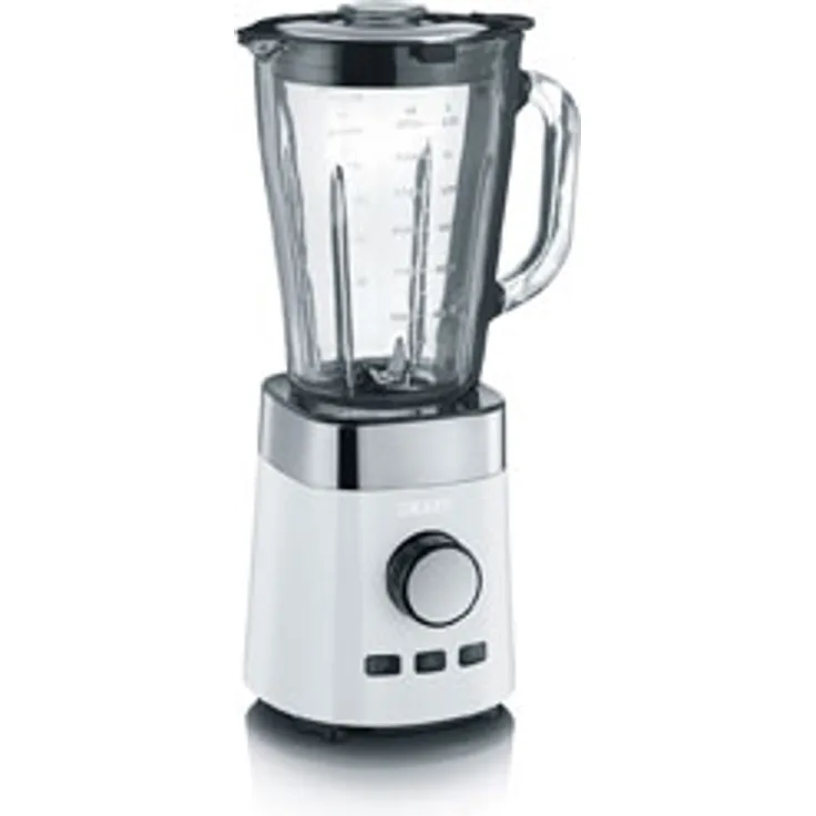 Graef TB501EU Standmixer, Glasbehälter, Weiß